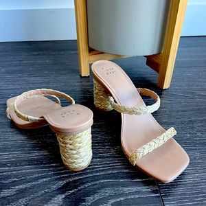 High heeled rope sandals!👡